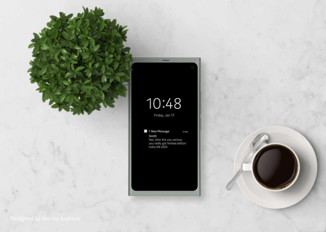 Nokia N9 2020 概念设计，图片来自 Behance