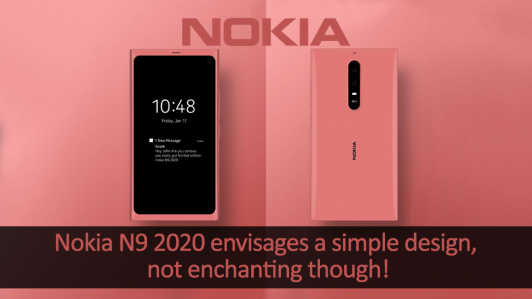 Nokia N9 2020 概念设计，图片来自 Twitter