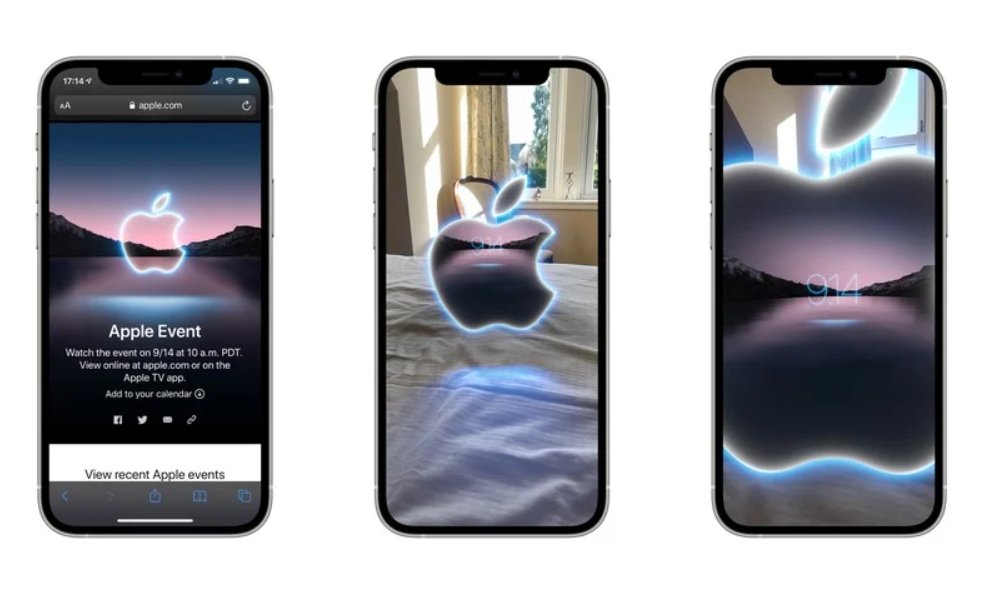 苹果秋季发布会上线AR邀请函 使用Safari浏览器即可查看