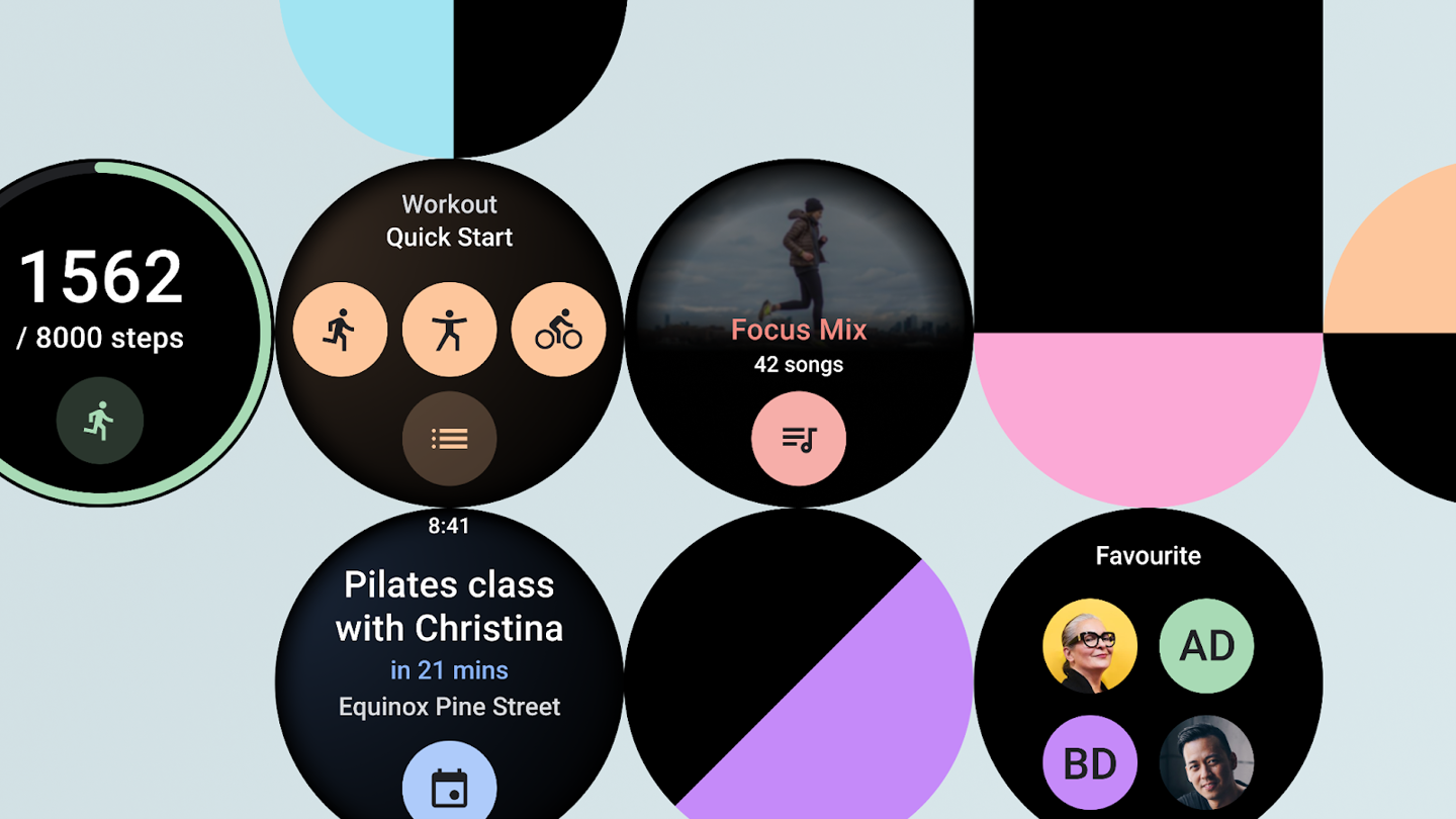 谷歌：开发者可通过Wear OS全新Tiles API与智能手表用户分享磁贴 第1张