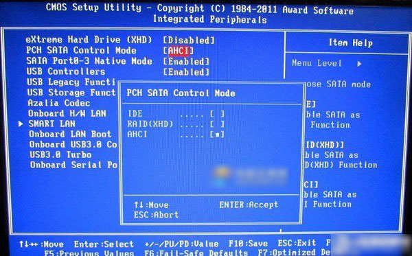 AHCI模式怎么开启 bios设置开启硬盘ahci模式方法