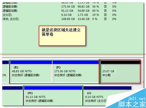 电脑分区时出现"磁盘上没有足够的空间完成此操作"的解决办法