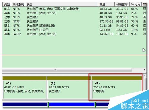 电脑分区时出现"磁盘上没有足够的空间完成此操作"的解决办法