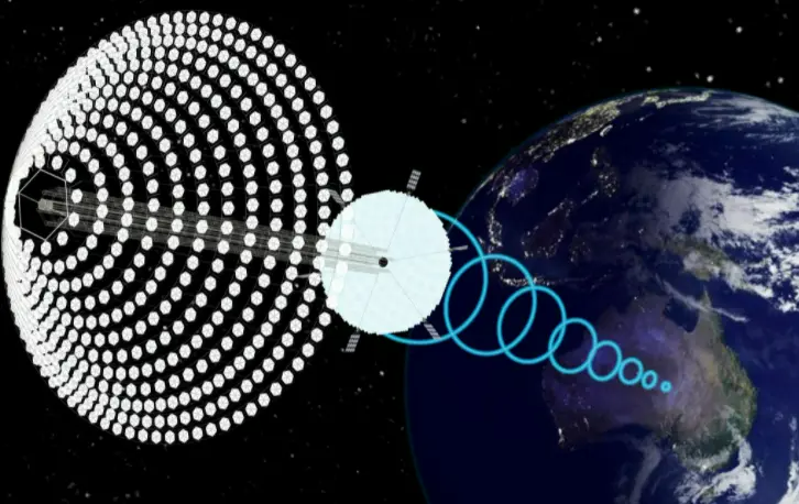 构想中的未来“太空发电站”